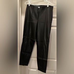 Faux leather pants